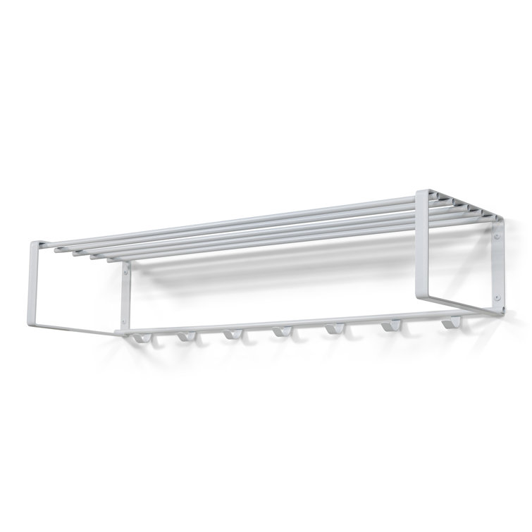 Spinder Rex Steel 7 Hook Wall Mounted Coat Rack Wayfair.co.uk